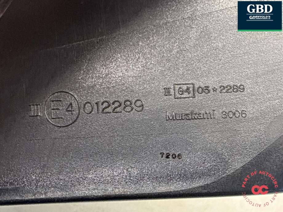 Speil høyre til Suzuki Grand Vitara 2005-2015 (Type III) (84701-65J30-ZDL|E4 012289|)