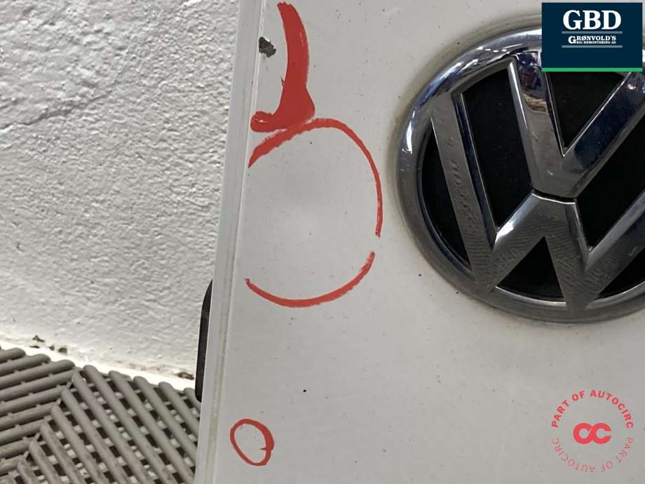 Dør høyre bak varebil til VW Caddy 2010-2015 (Type III, Fase 2)  (2K0 827 092 G|)