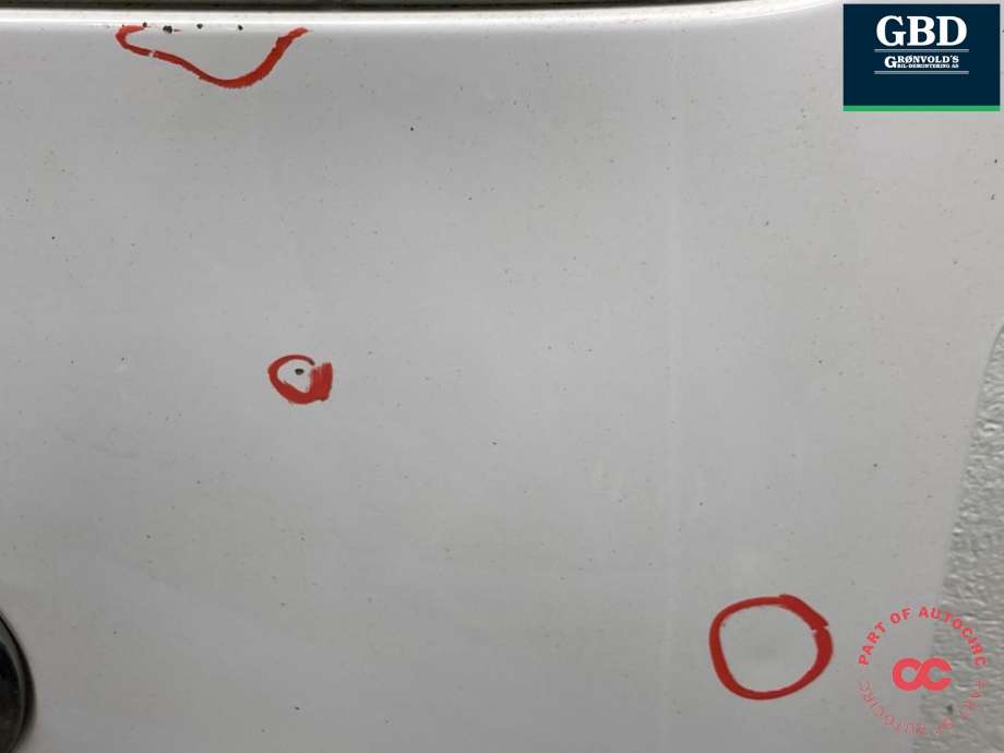 Dør høyre bak varebil til VW Caddy 2010-2015 (Type III, Fase 2)  (2K0 827 092 G|)