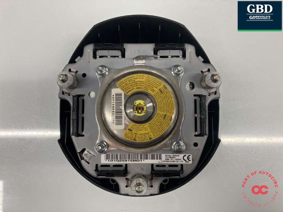 Airbag rattpute til Mazda 6 2015-2018 (Type III, Fase 2) (GHP957K00A|TG11A02001|0589-P1-000240)