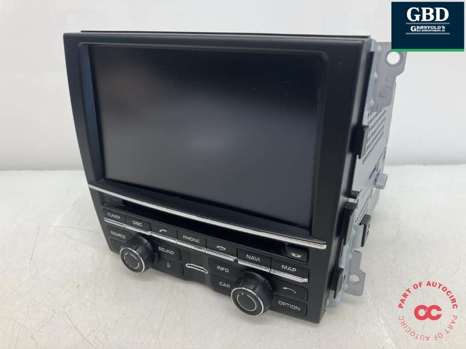 Bilstereo navigasjon til Porsche Panamera, 2009-2017 (Type I) (970) (970) (970 642 963 HX DML)
