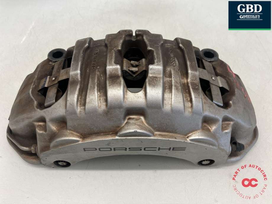 Bremsecaliper venstre foran til Porsche Panamera, 2009-2017 (Type I) (970) (970) (7PP 615 149 AQ)