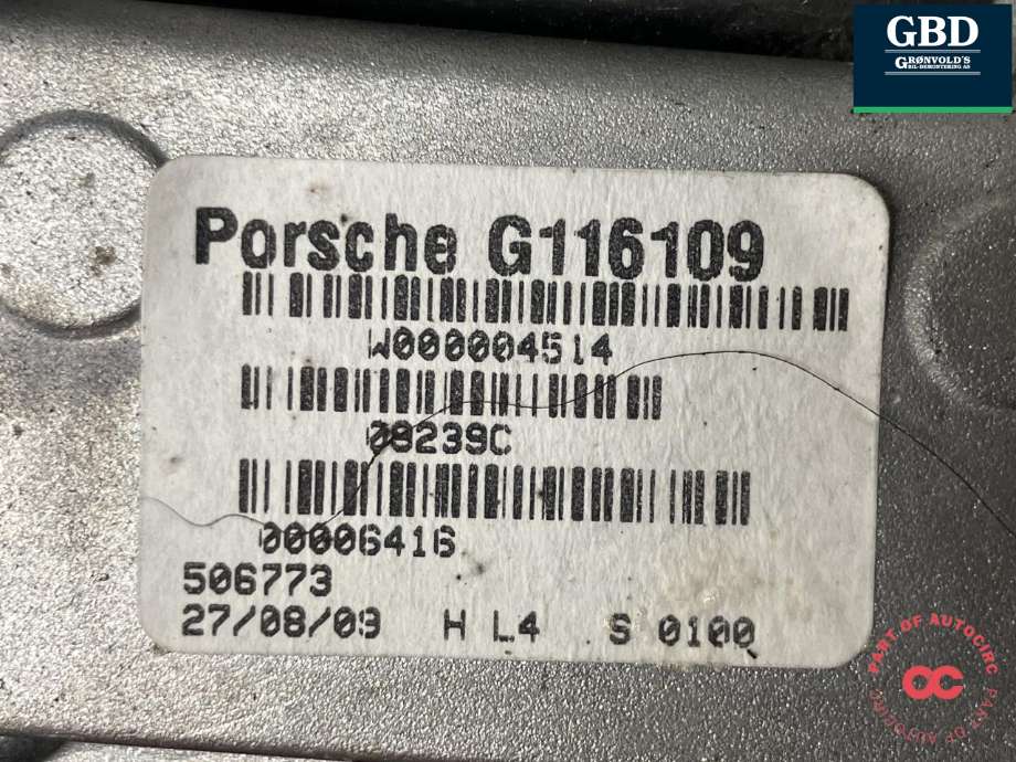 Viskermotor frontrute komplett m/overføring til Porsche Panamera 2009-2017 (Type I) (970) (970) (VALEO|970 624 105 03|970 624 105 01|W000004514)
