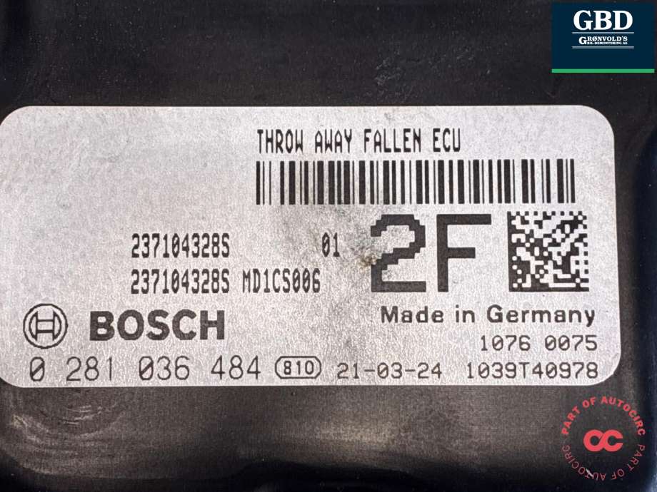 Styreenhet motor til Mercedes Citan 2012-2021 (W415) (W415) (A 415 901 81 00|A 415 901 76 00|237104328S)