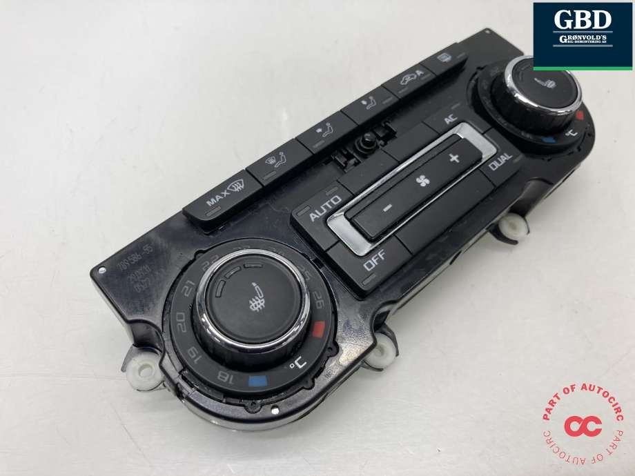 Varmeapparat betjening til Škoda Octavia 2009-2013 (Type II, Fase 2) (3T0 907 044 CS WHS|3T0 907 044 BL WHS|3T0 907 044 BL)