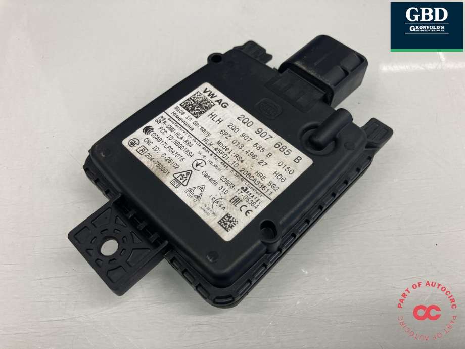 Sensor blindsone til Škoda Karoq 2017-->>  (2Q0 907 685 B|6PZ 013 498 - 27|)