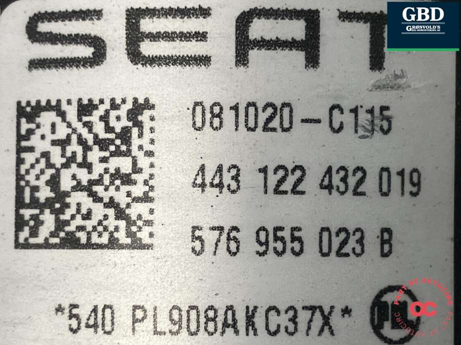 Viskermotor frontrute komplett m/overføring til Škoda Karoq 2017-->>  (SEAT|576 955 023 B|576 955 113 A|)