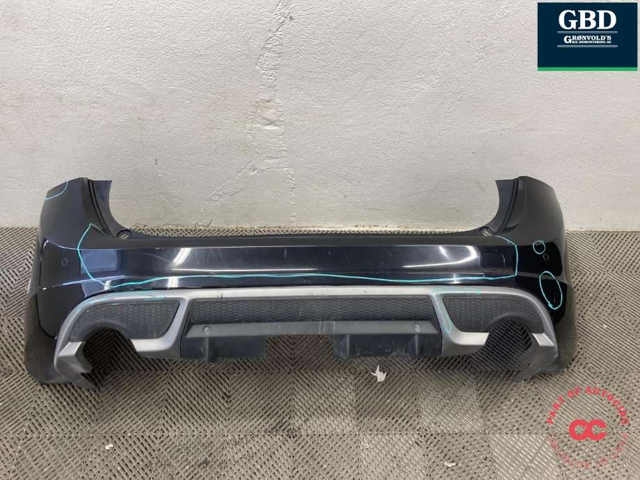 Støtfanger bak til Volvo V60, 2010-2013 (Type I, Fase 1)  (39808165)