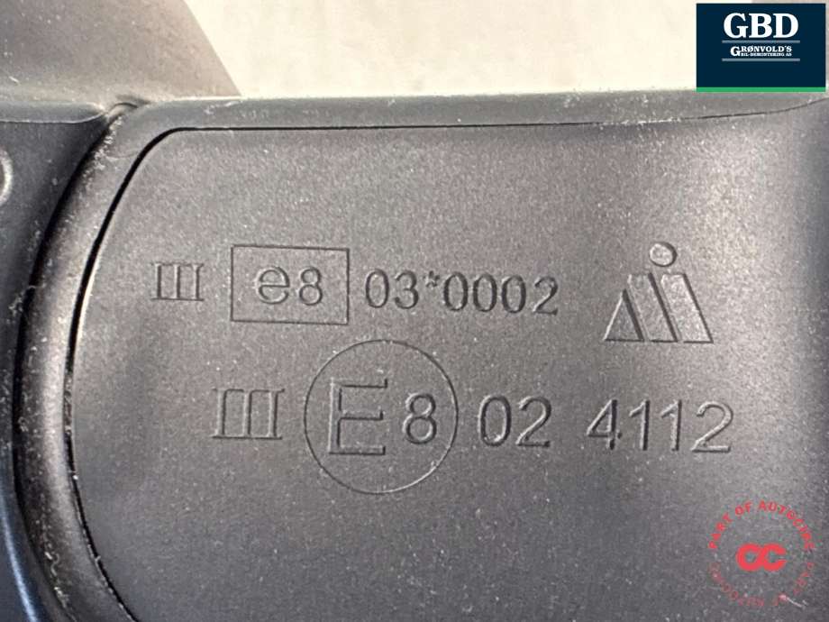 Speil venstre til Toyota Auris 2010-2012 (Type I, Fase 2)  (8790602200|E8 03 00002|)