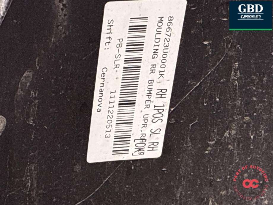 Støtfanger bak til Kia Sportage 2010-2016 (Type III) (86611 3U020|)