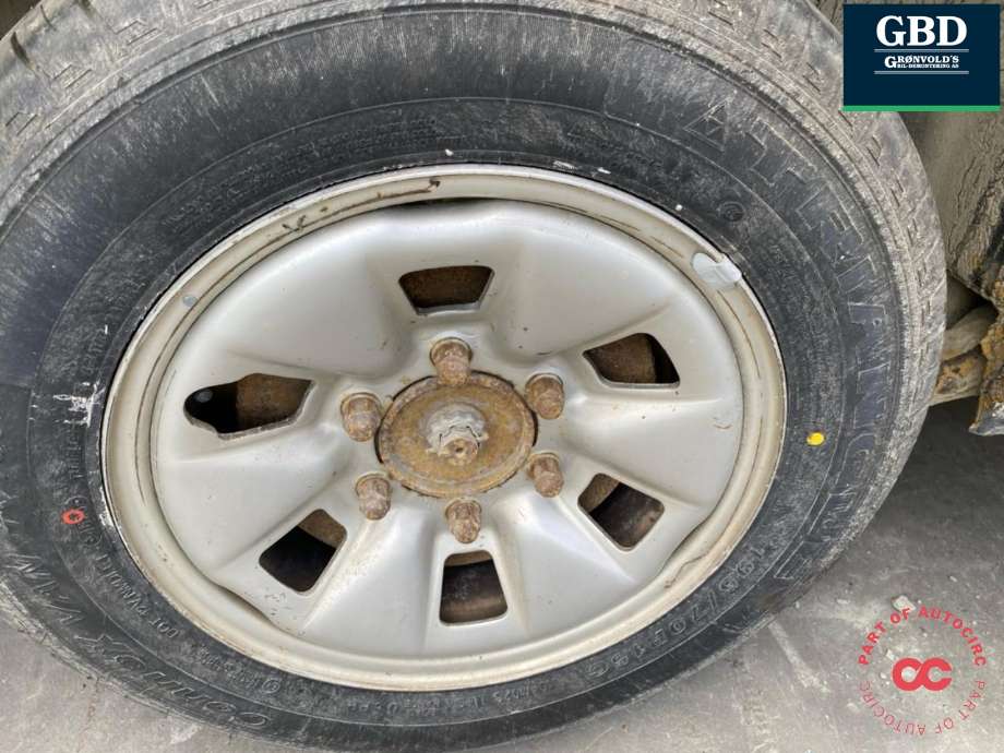 Hjulsett aluminium sommer til Toyota Hiace 2007-2012 (Fase 3) (NO PART ID|)