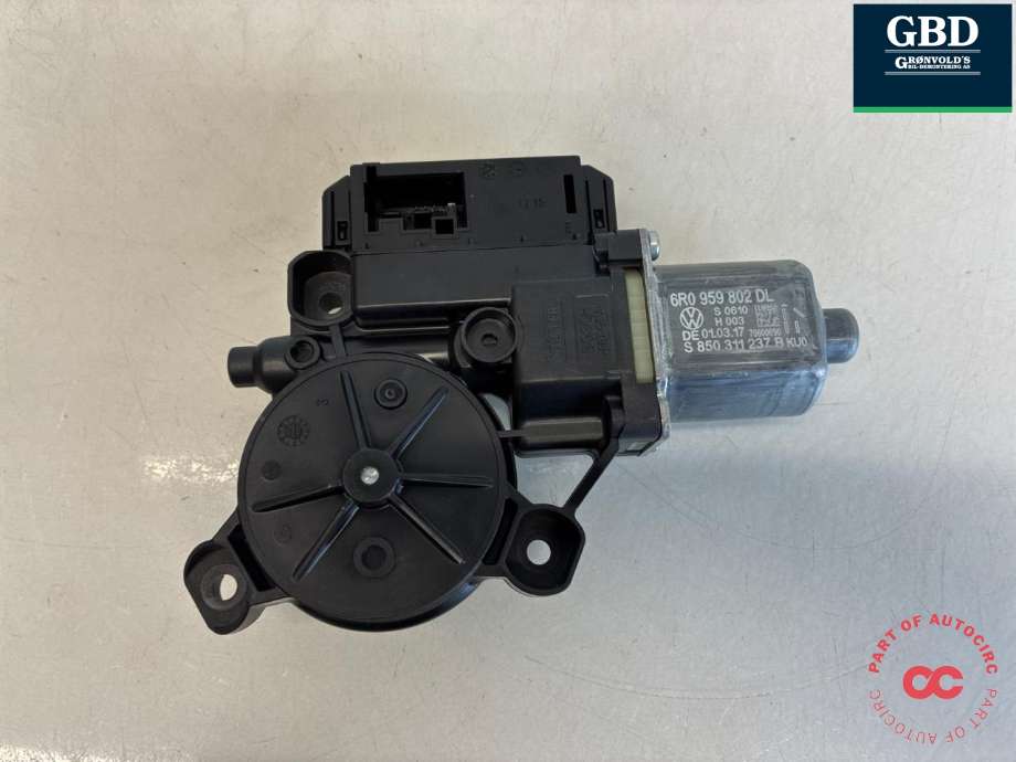 Ruteheis, kun motor, høyre foran til VW Polo, 2017-2021 (Type VI, Fase 1)  (6R0 959 802 DN Z00)