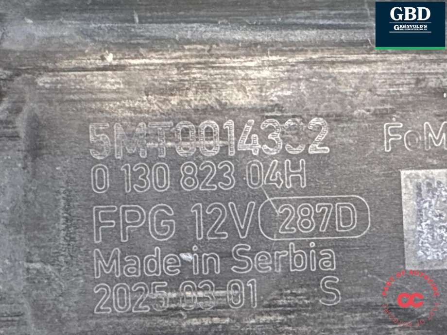 Ruteheis venstre bak til Ford Capri 2024-->> (2776004|R2KB-R27001-AD|5MT 001 4332)
