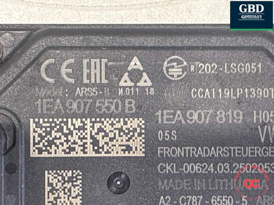 Sensor radar til Ford Capri 2024-->>  (2776094|VWR2KA-9G853-GA|1EA 907 550 B|   1EA 907 819)