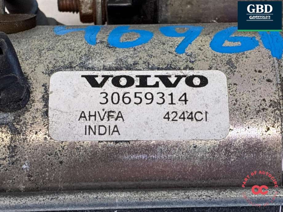 Starter diesel til Volvo V60/V60 CC 2013-2018 (Type I, Fase 2) (36001683|30659314|)