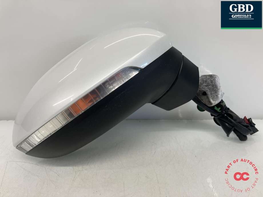 Speil høyre til VW Passat, 2015-2019 (Fase 1) (B8) (B8) (3G1 857 508 FL 9B9)