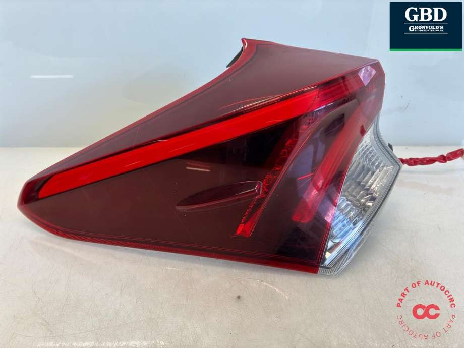 Baklykt venstre ytre til Toyota Auris, 2015-2019 (Type II, Fase 2)