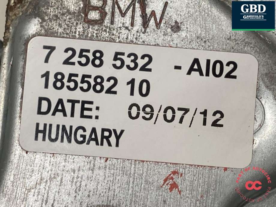 Viskermotor bakrute til BMW 1-Serie 2011-2015 (Fase 1) (F20/F21) (F20/F21) (67 63 7 258 532|)