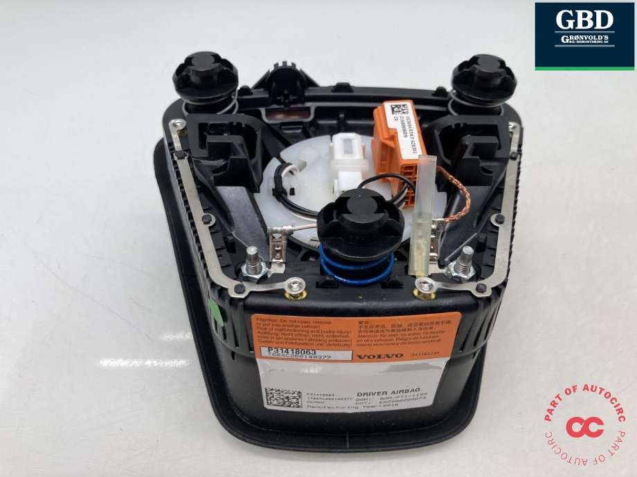 Airbag rattpute til Volvo V60/V60 CC 2013-2018 (Type I, Fase 2)  (31351034|P31418063|)