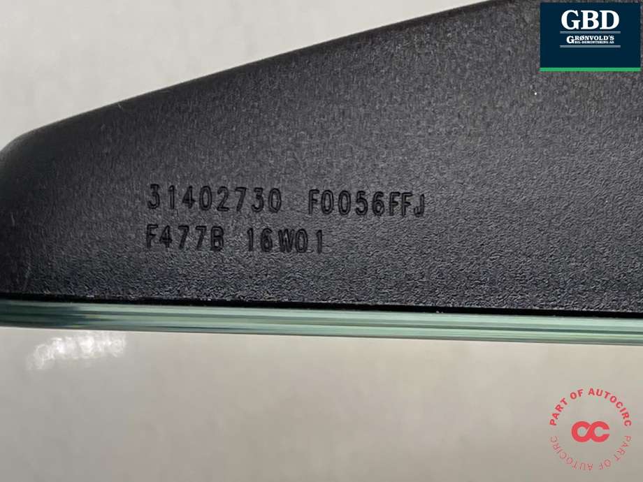 Speil innvendig til Volvo V60/V60 CC 2013-2018 (Type I, Fase 2)  (31402729|31402730|)