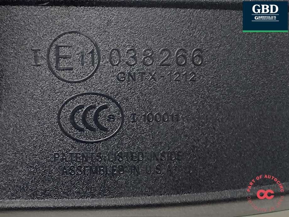 Speil innvendig til Volvo V60/V60 CC 2013-2018 (Type I, Fase 2)  (31402729|31402730|)