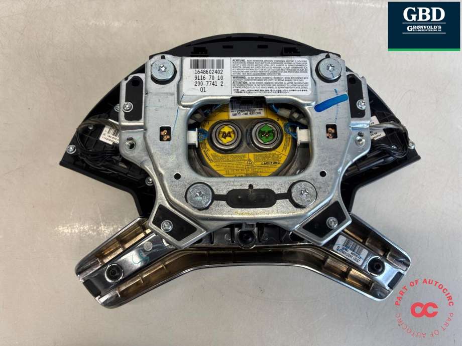 Airbag rattpute til Mercedes R-Klasse 2006-2013 (W251) (W251) (A 164 460 00 98 9116|1648602402 9116 70 10|)