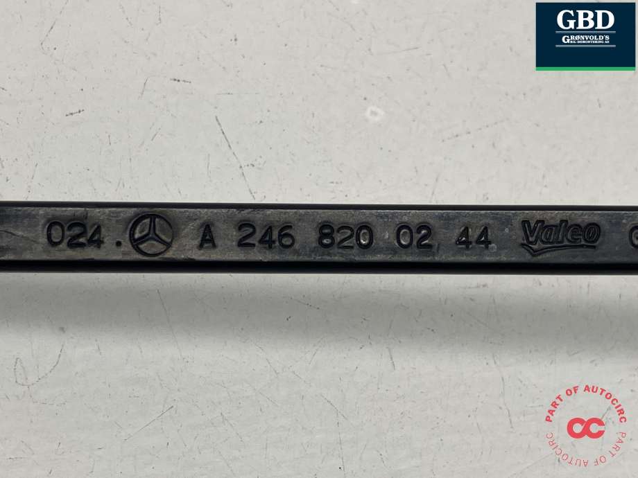 Viskerarm frontrute høyre til Mercedes B-Klasse 2011-2018 (W246) (W246) (VALEO||A 246 820 02 44)