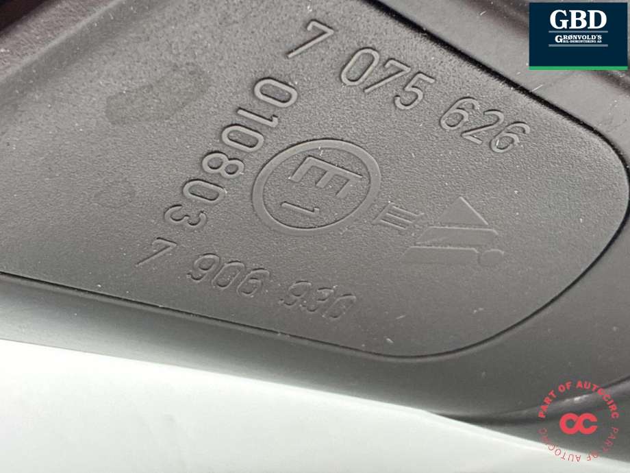 Speil høyre til BMW 3-Serie 2005-2011 (E90/E91/E92/E93) (E90/E91/E92/E93) (51 16 7 189 968|7 0755 626|)