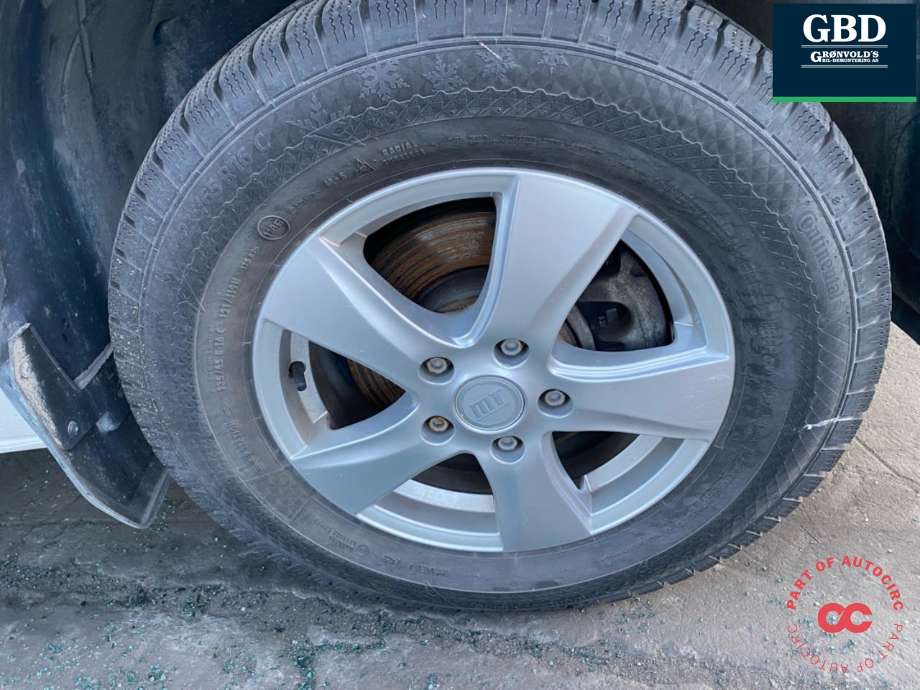 Hjulsett aluminium vinter til VW Crafter, 2016-->> (Type II)  