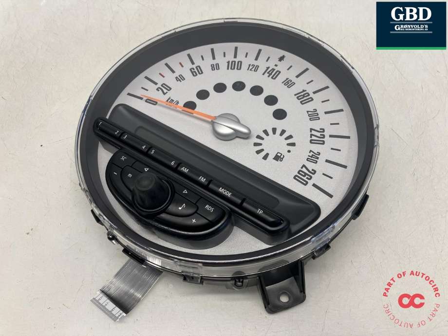 Instrumentpanel til Mini One/Cooper, 2007-2014 (R55-57) (R55-57) (62 10 9 233 767)