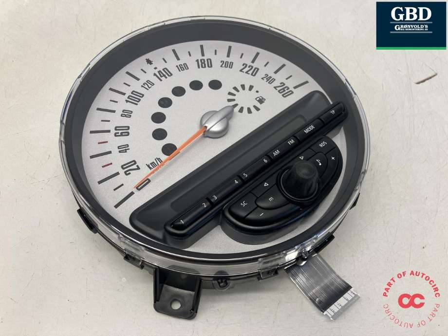 Instrumentpanel til Mini One/Cooper 2007-2014 (R55-57) (R55-57) (62 10 9 233 767|9 232 427-03|BM-503-041)