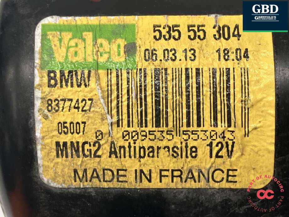 Viskermotor frontrute komplett m/overføring til Mini One/Cooper 2007-2014 (R55-57) (R55-57) (VALEO|61 61 7 138 789|8377427|535 55 304)