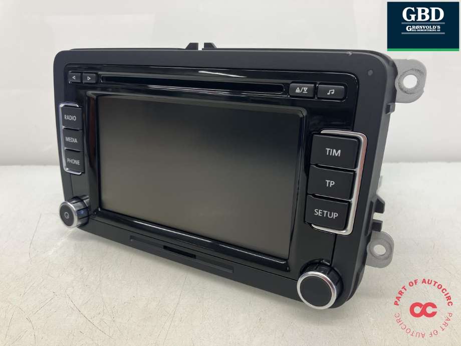 Bilstereo til VW Golf, Plus/Cross 2009-2013 (Fase 2) (DELPHI|1T0 057 680 K|3C8 035 195|28241808)