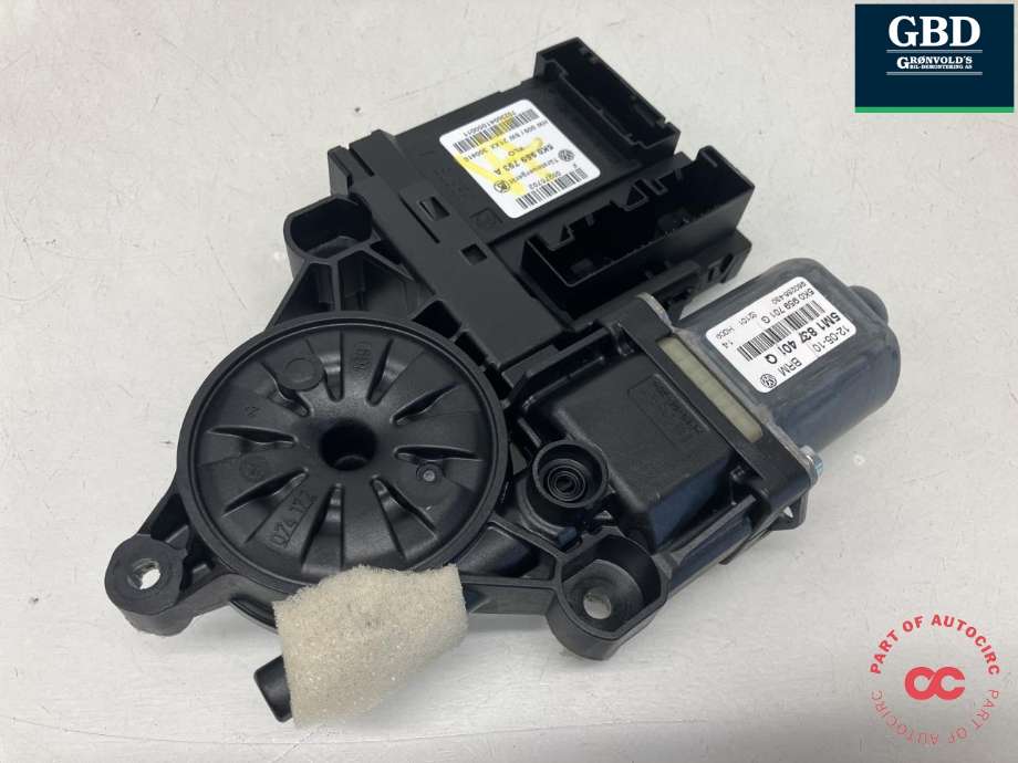 Ruteheis, kun motor, venstre foran til VW Golf, Plus/Cross 2009-2013 (Fase 2)  (5K0 959 701 G|5M1 837 401 Q|980286-430)