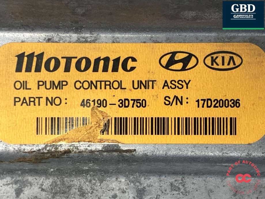 Styreenhet diverse til Kia Optima 2017-2020  (MOTONIC||46190-3D750)