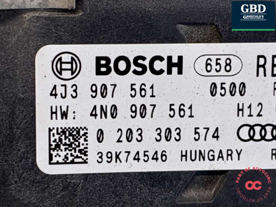 Sensor radar til Audi e-tron GT 2021-->> (4J3 907 561 A|)