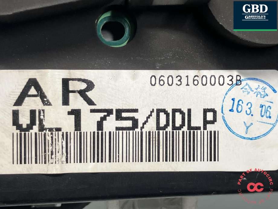 Instrumentpanel til Nissan King Cab 2002-2011 (Fase 2) (D22/NP300) (D22/NP300) (24820VL52B|0603160003B|AR VL175/DDLP)