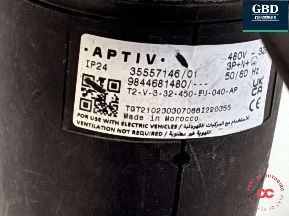 Batterilader kabel til Maxus EV80 2019-->>  