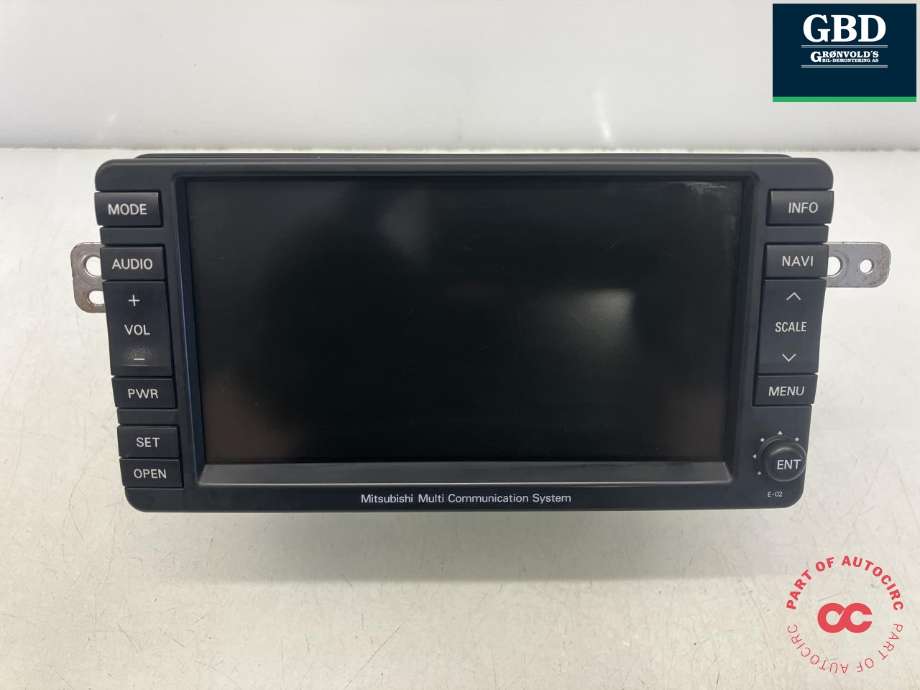 Bilstereo navigasjon til Mitsubishi Pajero 2007-2016 (Type IV, Fase 1) (MITSUBISHI|8750A143|)