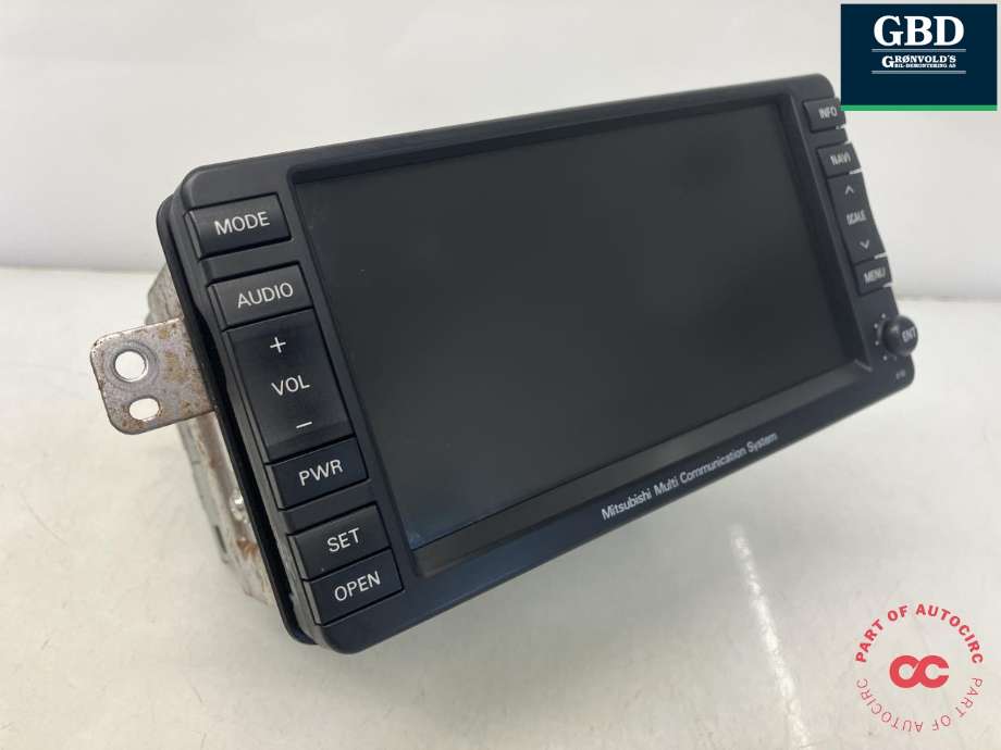 Bilstereo navigasjon til Mitsubishi Pajero 2007-2016 (Type IV, Fase 1) (MITSUBISHI|8750A143|)