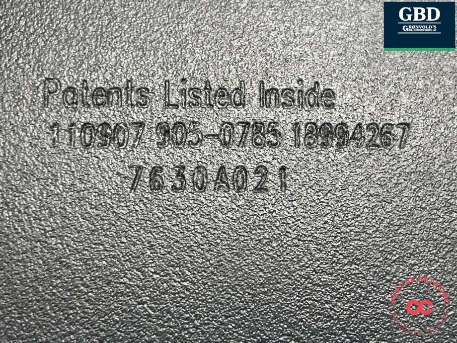 Speil innvendig til Mitsubishi Pajero 2007-2016 (Type IV, Fase 1)  (7630A021|)