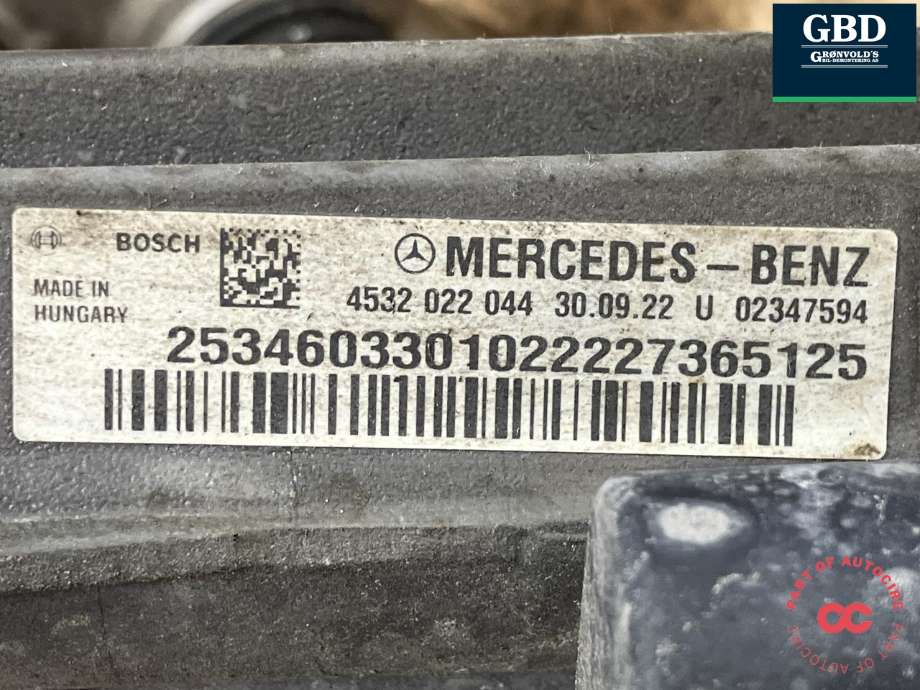 Tannstang elektrisk til Mercedes EQC 2019-->> (BOSCH|A 253 460 33 01|A 253 460 33 01 80|4532 022 044)