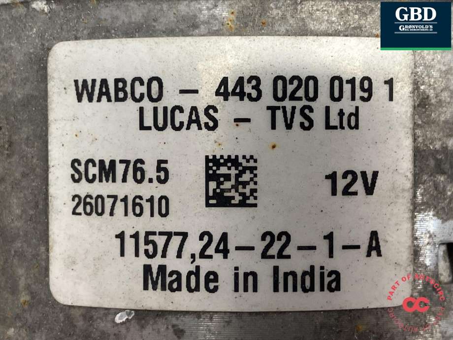 Kompressor nivå/luft til Mercedes EQC 2019-->>  (WABCO|A 099 320 00 04|443 020 019 1|)