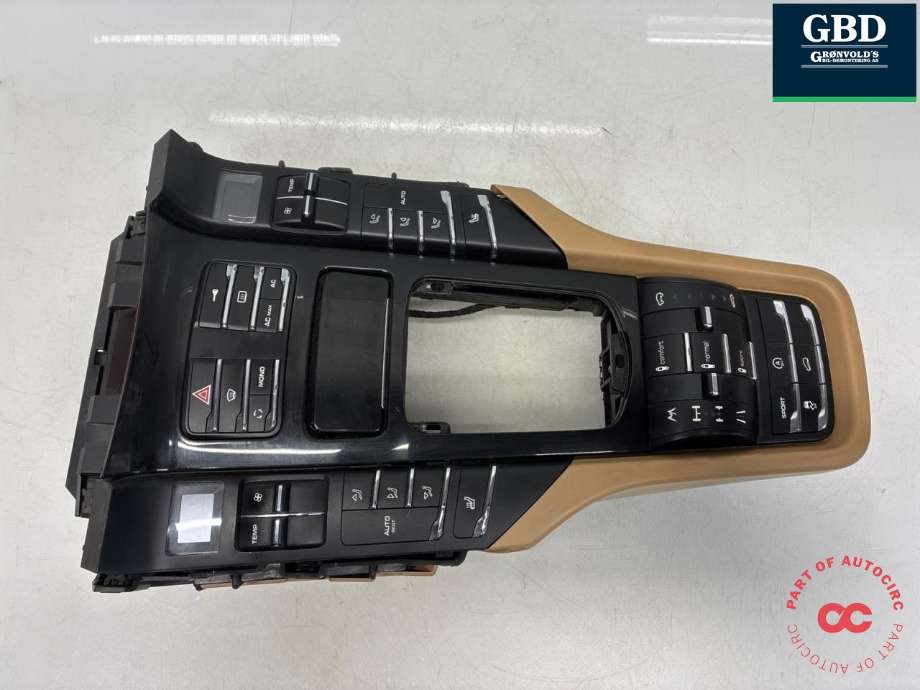 Innredning, Konsoll til Porsche Cayenne, 2010-2017 (92A) (92A) (958 553 239 11)