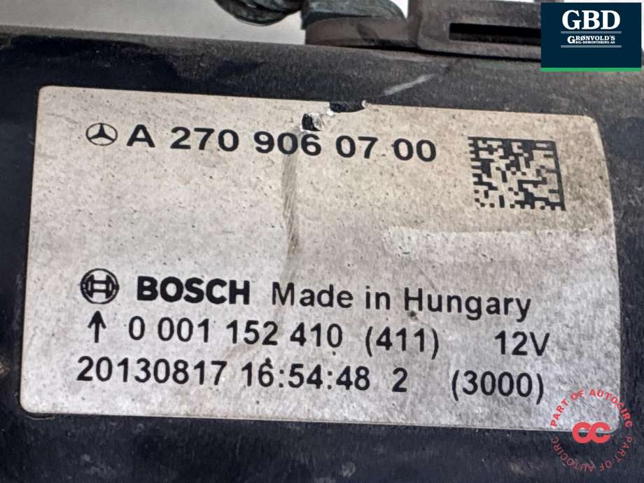 Starter til Mercedes A-Klasse 2012-2018 (W176) (W176) (A 645 906 08 00|A 270 9066 07 00|)