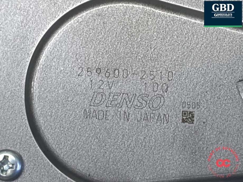 Viskermotor bakrute til Mitsubishi Space Star 2013-->> (Type II)  (8253A105|259600-2510|)