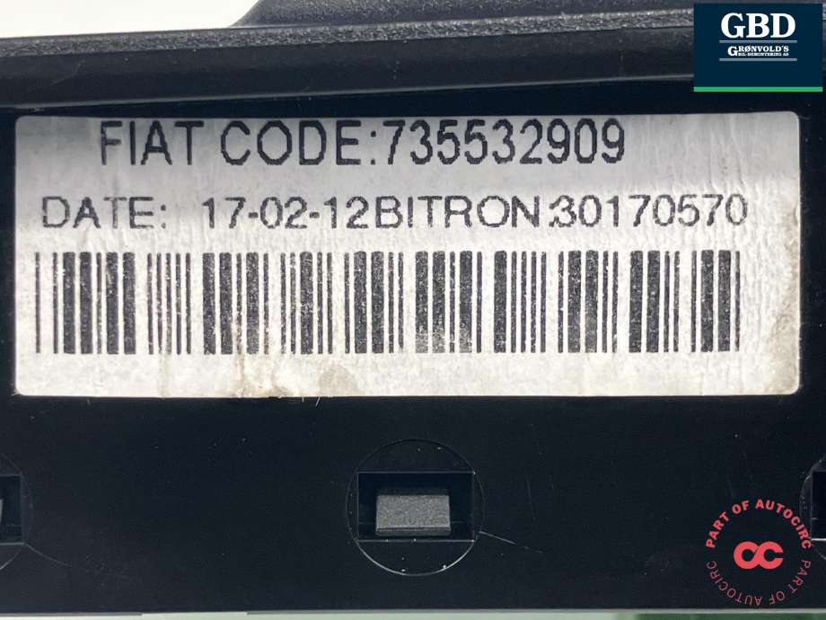Bryter ruteheis førerdørspanel til Fiat Ducato 2007-2013 (|735532909)