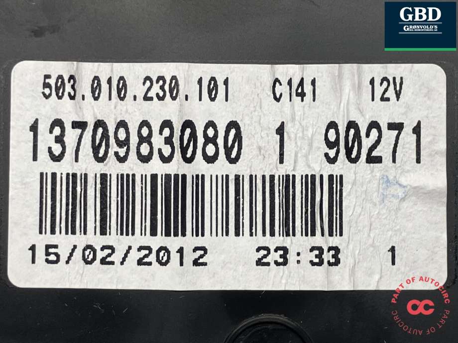 Instrumentpanel til Fiat Ducato 2007-2013  (|1370983080)