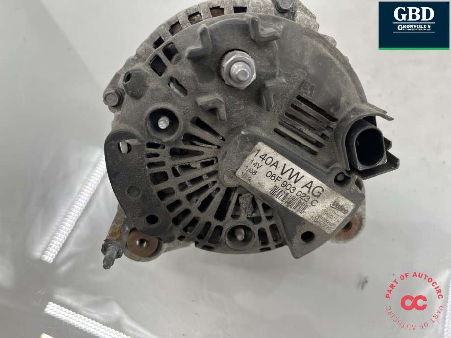 Dynamo diesel til VW Touran 2007-2010 (Type I, Fase 2)  (06F 903 023 F|)