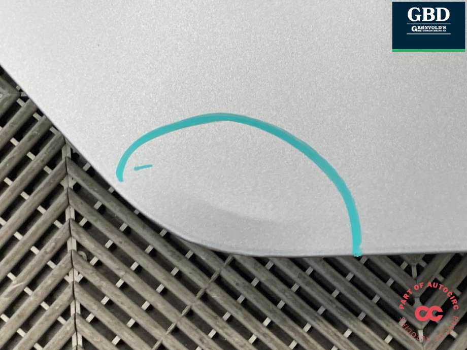 Dør høyre bak til Audi A3 2016-2020 (Type III, Fase 2)  (8V4 833 052 E|8V4 833 052 B|)